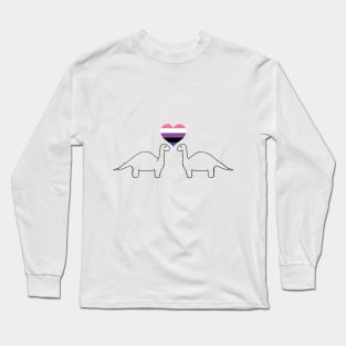 Genderfluid Dinos Long Sleeve T-Shirt